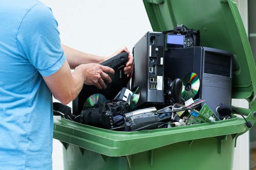 Recycling construction materials in Bounds Green